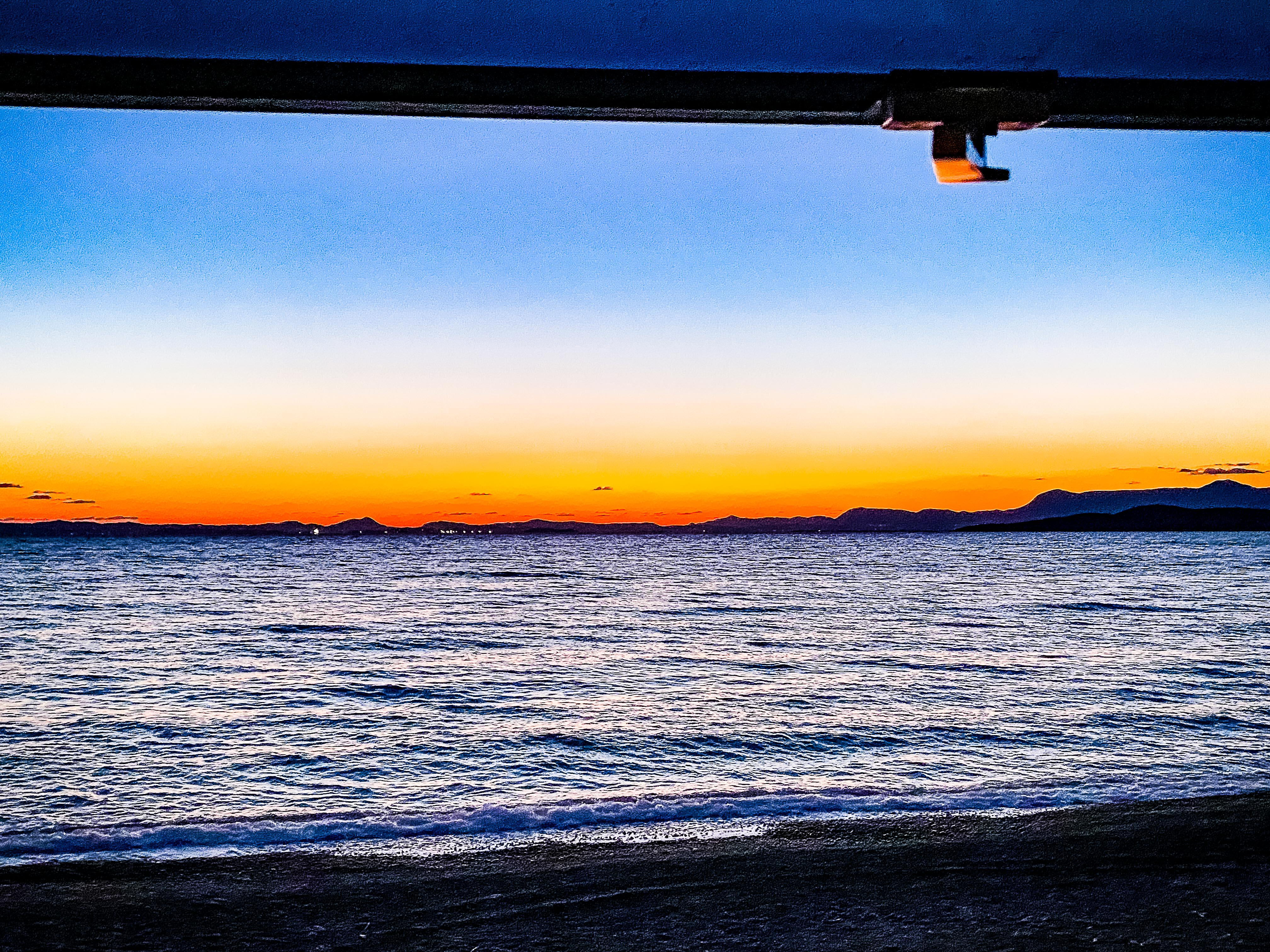 Strand letzte Nacht